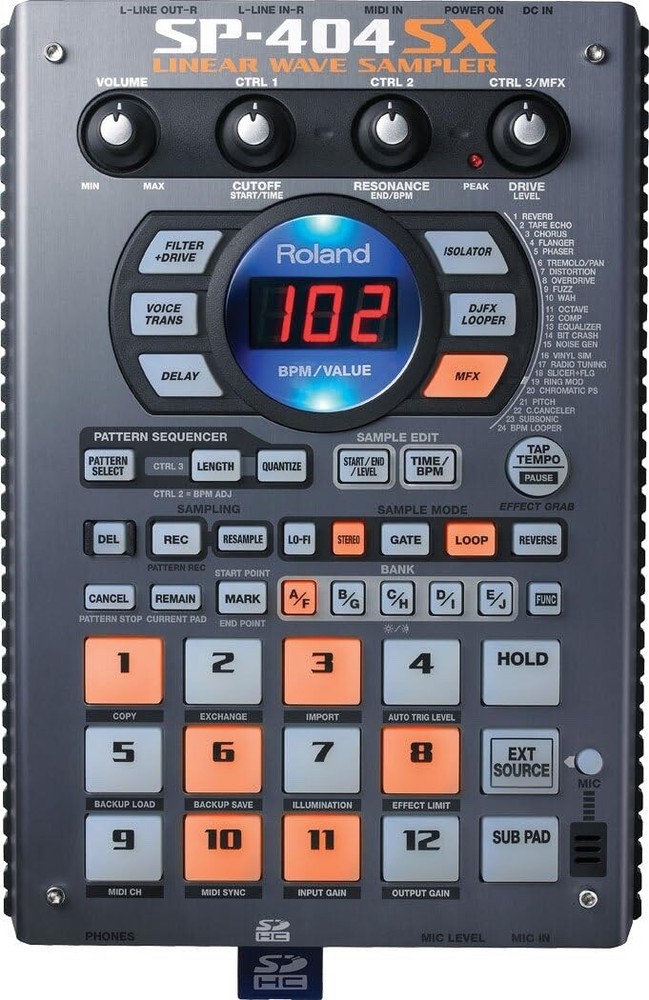 Roland  SP-404SX Portable Linear Wave Sampler Well-Maintained