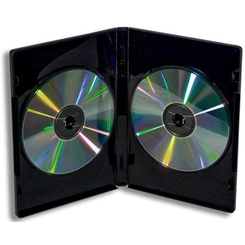 2-Standard DVD Replacement Case  2-Disc Movie Storage Shell Cases