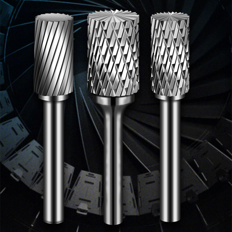 Solid Carbide Carbide Burr Rotary Drill Bits Tools Grinding Cutter Files Shank