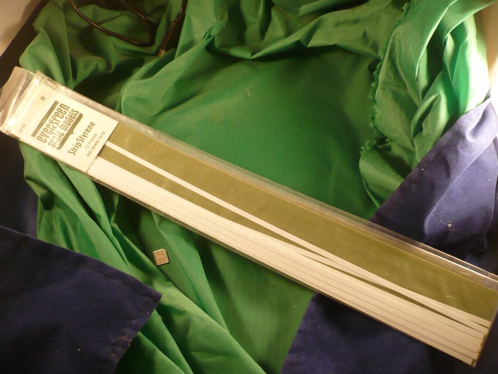 Evergreen Scale Models #8112 POLYSTYRENE STRIPS, 1 x 12 - More Below