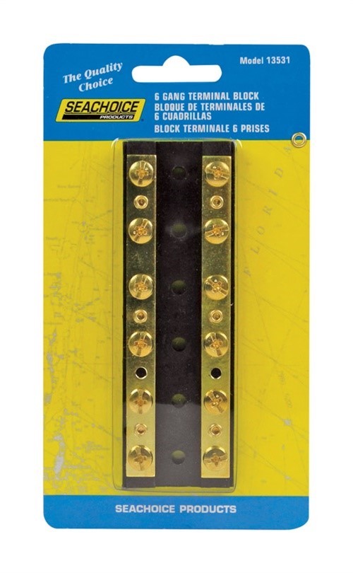 Seachoice Terminal Block Brass