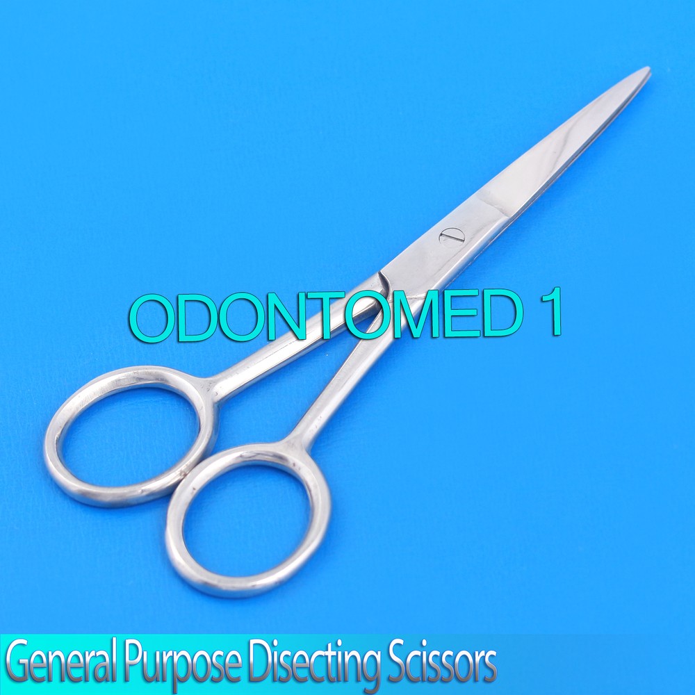 New 4.5" General Purpose Disecting Scissors Straight Sharp Surface