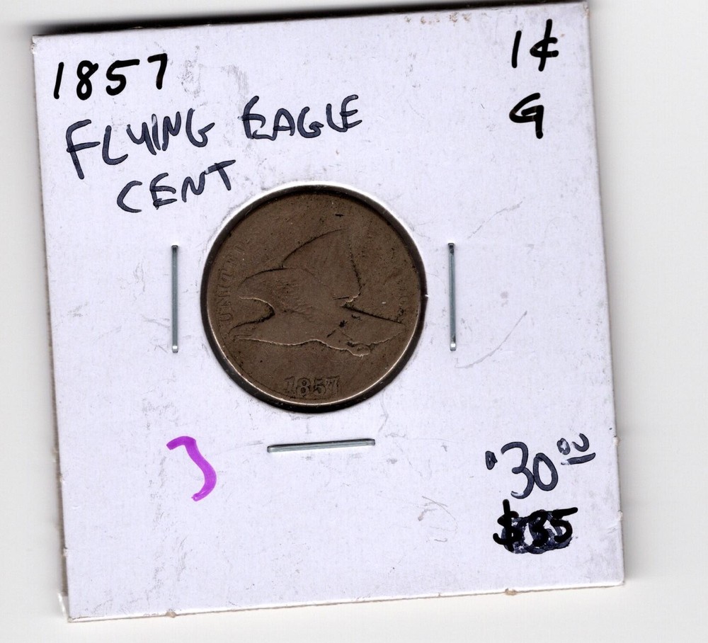 1857- Flying Eagle Cent- G