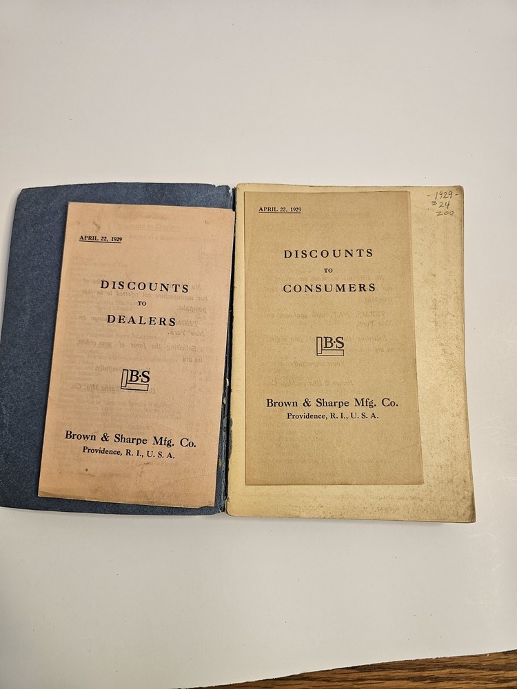 BROWN & SHARPE SMALL TOOLS - Catalog #31 - 1929