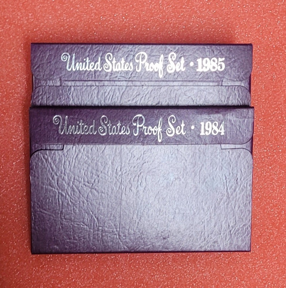 1984 + 1985 US MINT PROOF COIN SETS