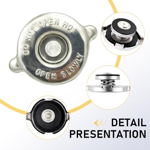 Car Radiator Cap, Metal Scratch-resistant Rust-proof Radiator Protective