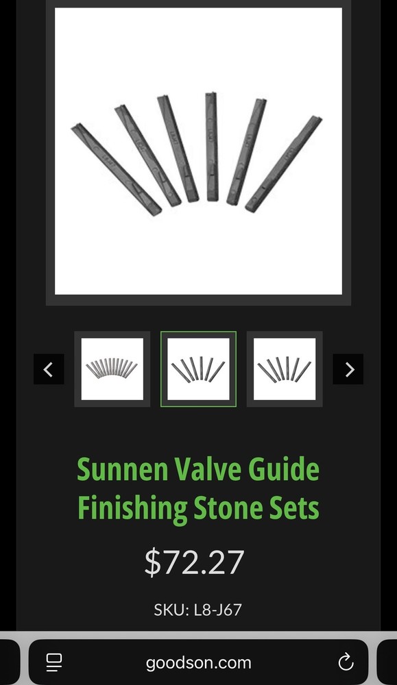Sunnen RL-8 Honing Stones 10each