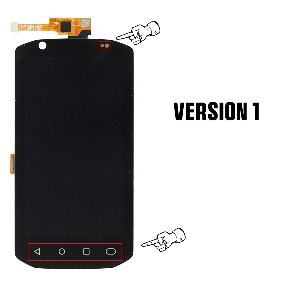 LCD Display Touch Screen Digitizer Assembly Replacement For ZEBRA TC70 TC75 USA