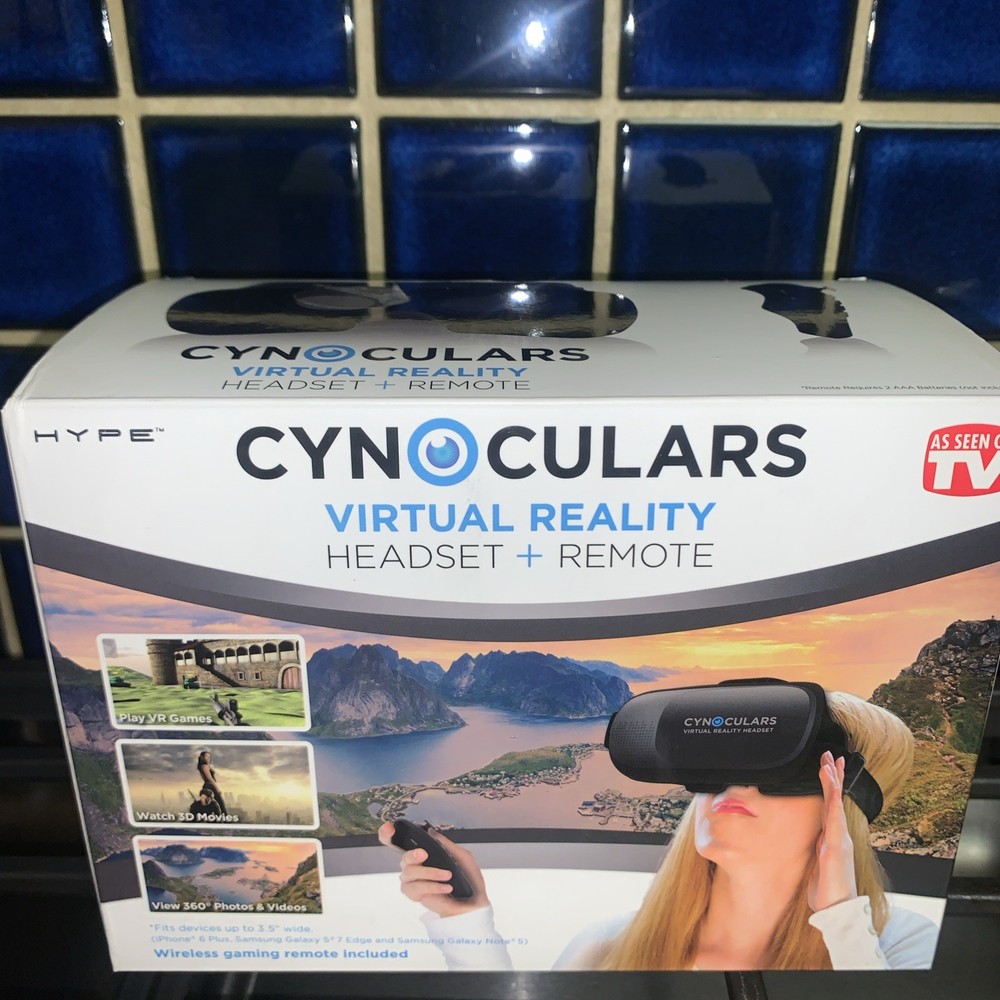 Cynoculars Virtual Reality Headset and Wireless Remote