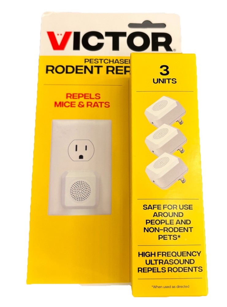 Victor Pestchaser Mini Rodent Repeller 3 Units Pack