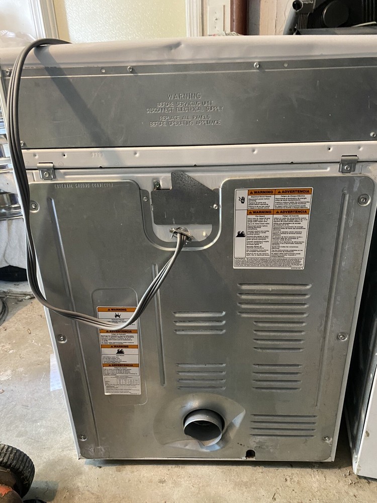 electric washer and dryer set used
