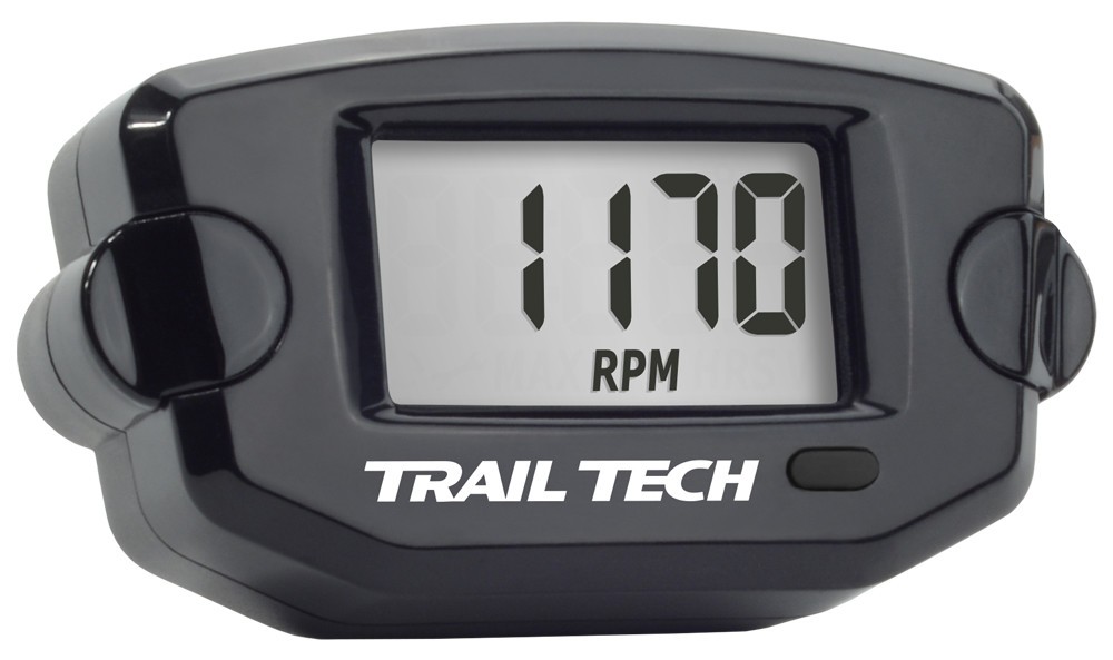 Trail Tech TTO Tach-Hour Meter Black 742-A00