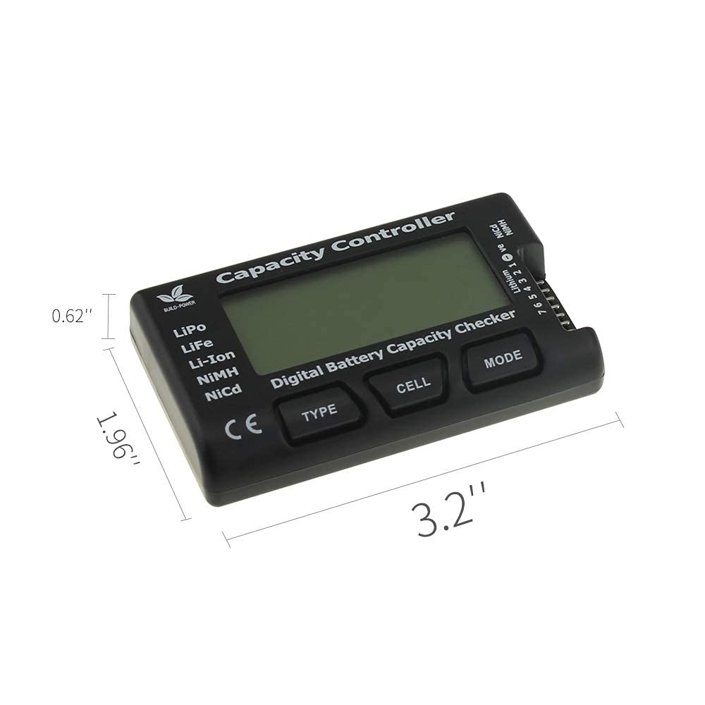 Rc Cellmeter 7 Digital Battery Capacity Checker Tester Rc Battery Voltage Tester
