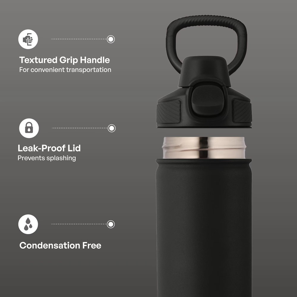 TAL Ranger Push Lid Bottle 28 oz Black