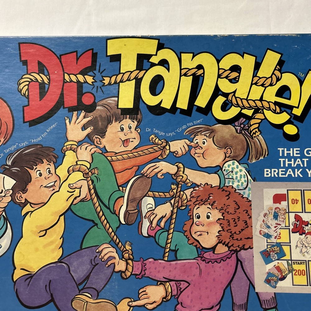 Dr. Tangle Board Game - Selchow & Righter - 1987 - Pre-owned