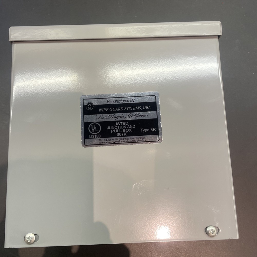 Electrical Pull Section 8”x8”x4” Rain Tight NEMA 3