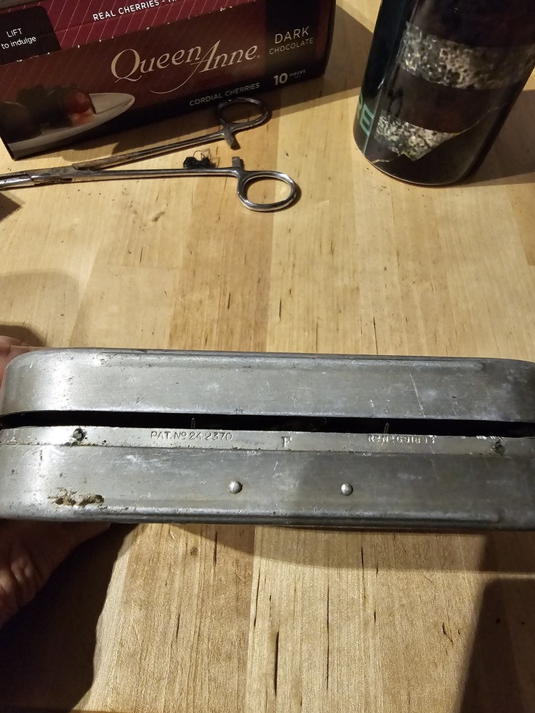 Richard Wheatley Fly Box. W/ Flies. See Description.