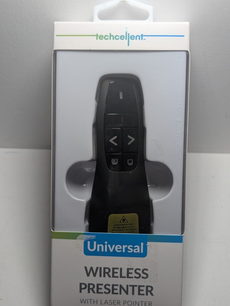 Techcellent Wireless Presenter Laser Pointer TC-WP-LZ-102-BK USB Presentation