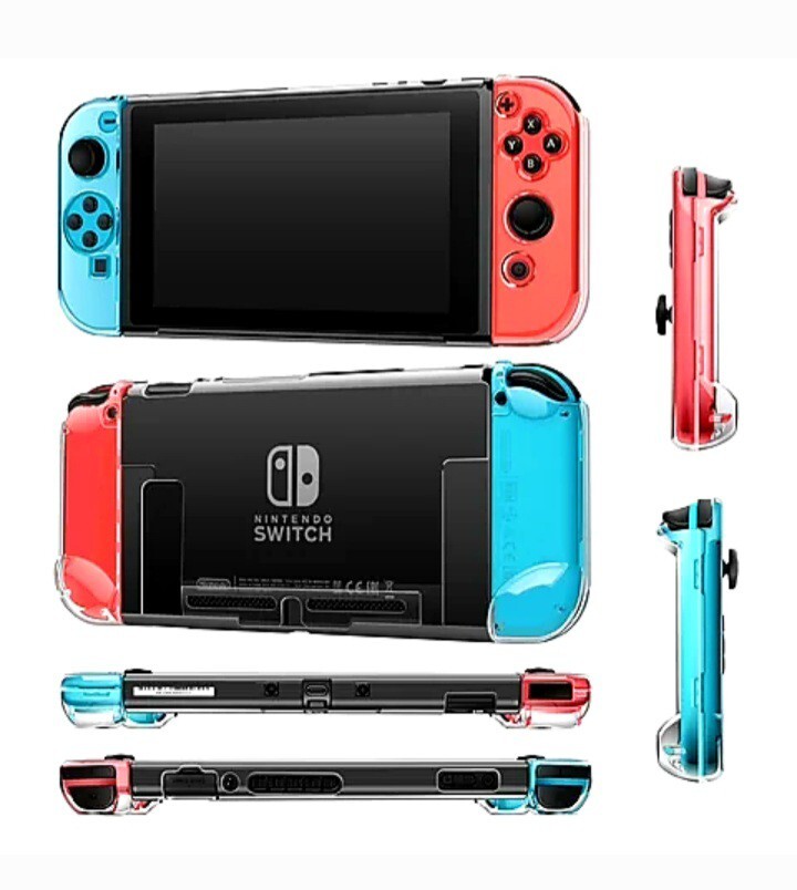 Nintendo switch Console + Joy-Cons Hard PC Crystal Clear Protectors
