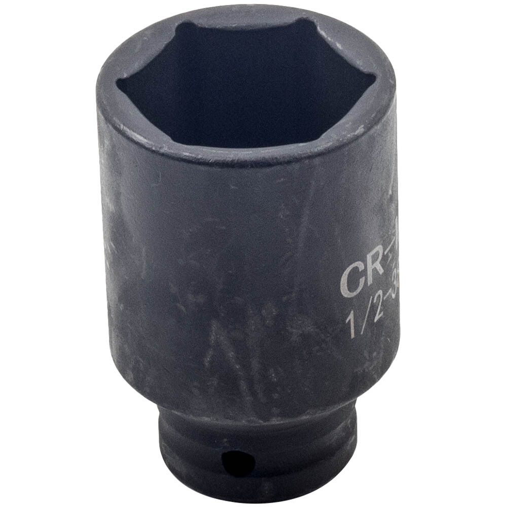 5x 1/2'' Drive 6 Point Deep Spindle Axle Nut Socket Set 33, 34,35, 36,38mm