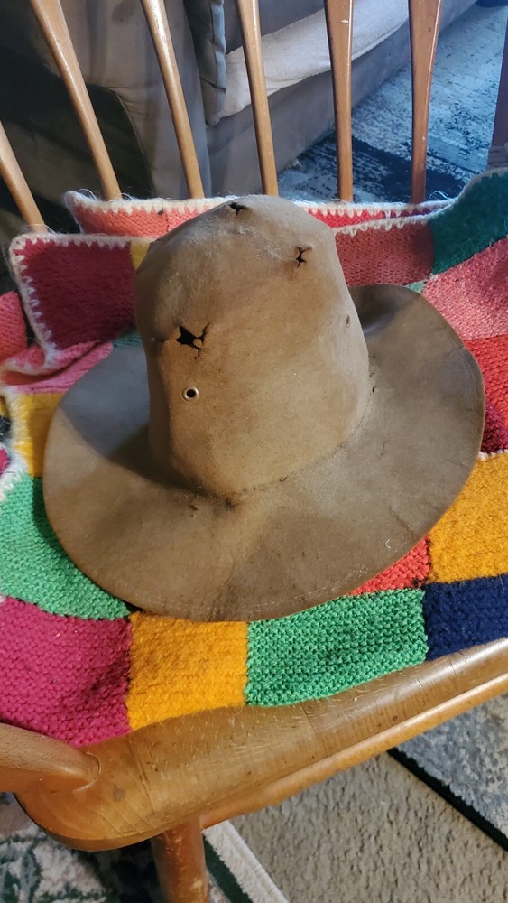 antique campaign hat WW1