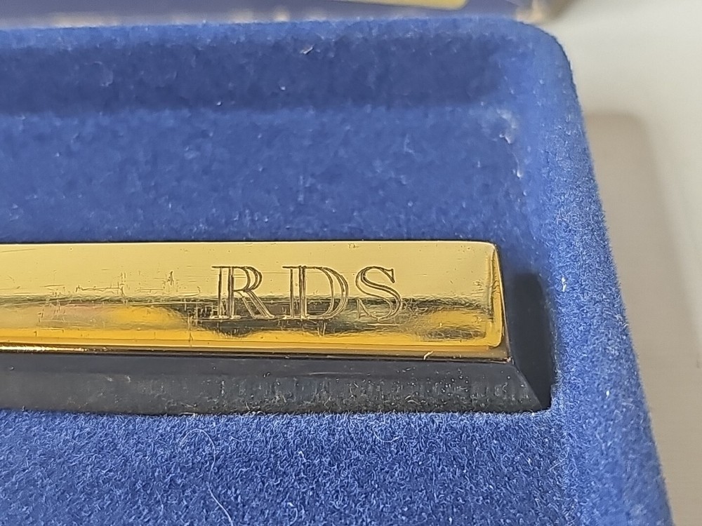 Vintage Avon Personalized Solid Brass Shaving Razor 1984 Durable Lacquer Finish
