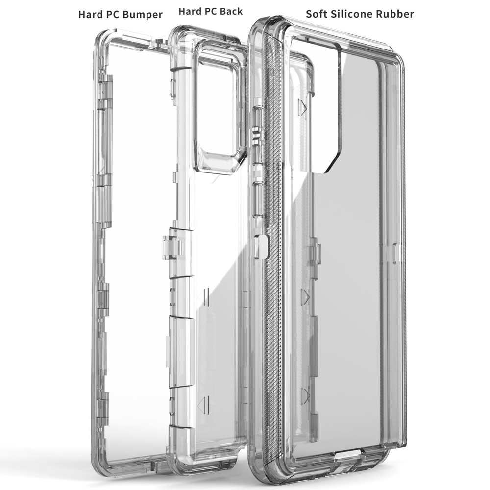 For Samsung Galaxy Note 20 Ultra 5G Translucent Case Cover / Screen Protector