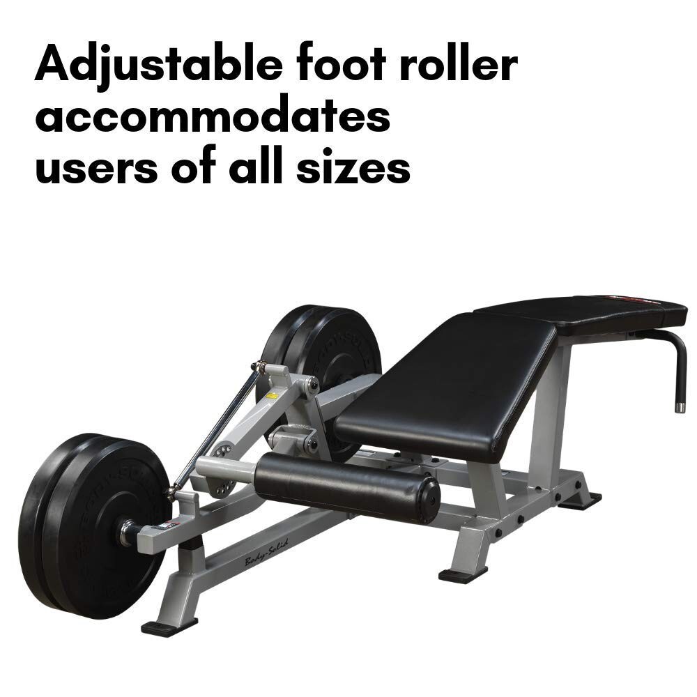 Body-Solid Leverage Leg Curl Plate Loaded Pro Clubline Commercial LVLC