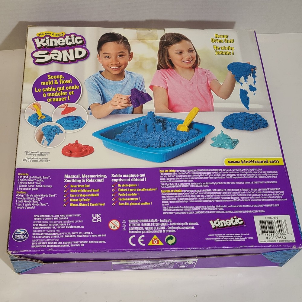 Kinetic Sand Sandbox Set 1lb New Unopened