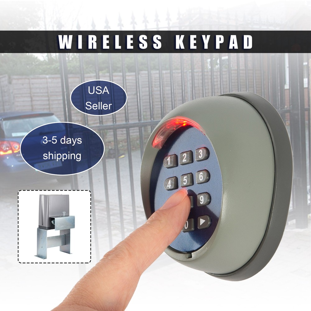 CO-Z Wireless Keypad Remote Operator Panel for Automatic Sliding Gate Opener