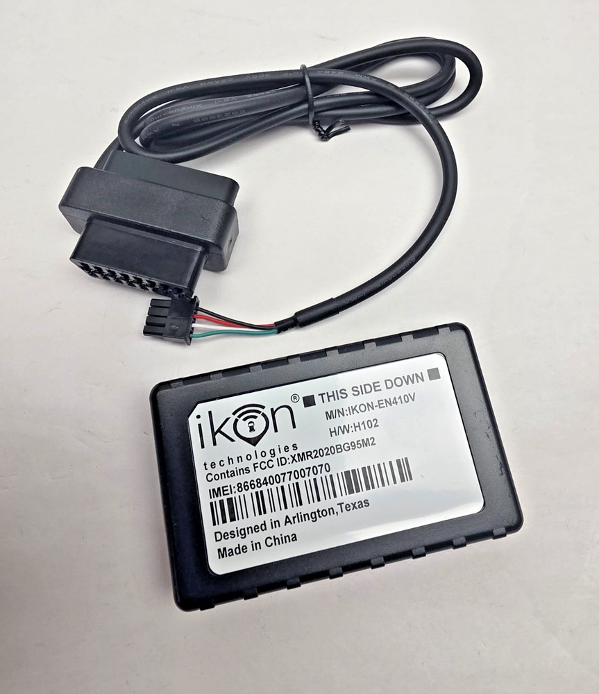 Ikon Technologies IKON-EN410V, Vehicle GPS Tracking Device, New-Open Box
