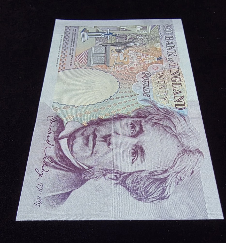 UNC First Run E01 £20 Twenty Pound Kentfield Banknote