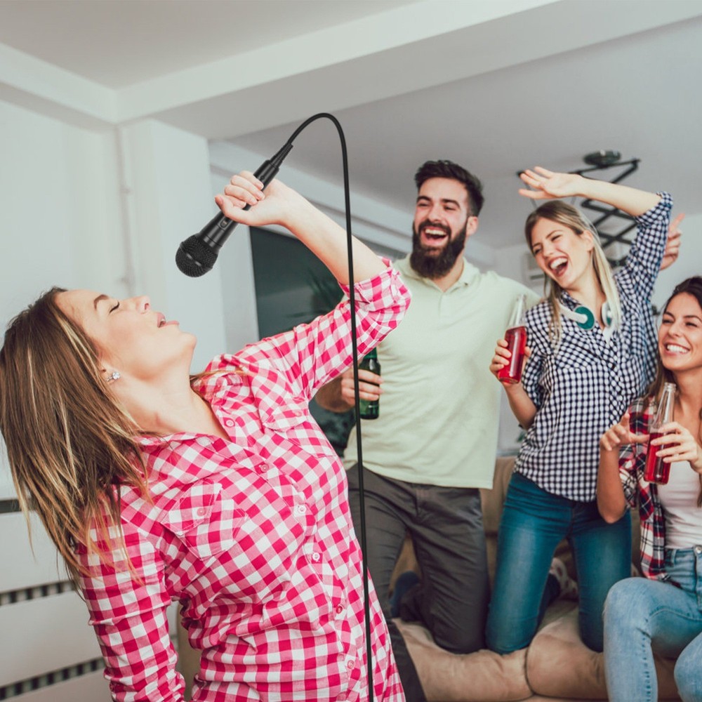 Handheld Wired Microphone Cardioid Dynamic Vocal Mic Live Performance Microphone