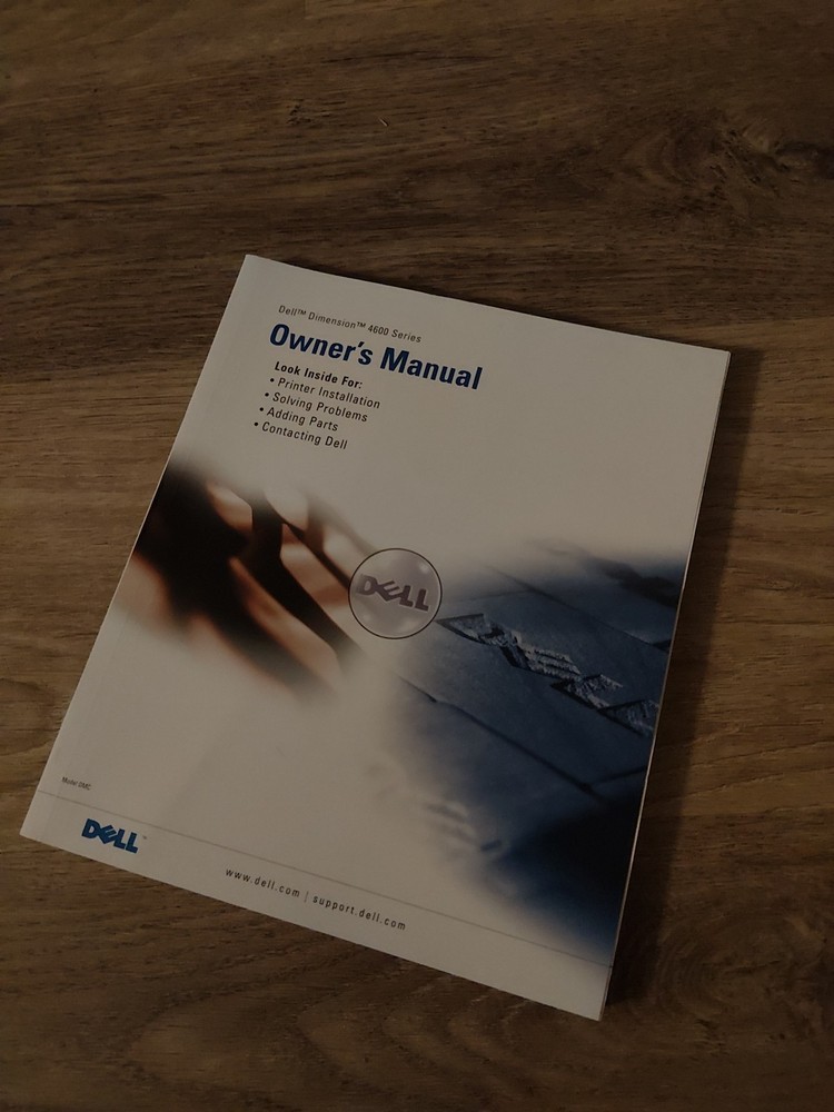 Dell Dimension 4600 Series Owner's Manual (2003)
