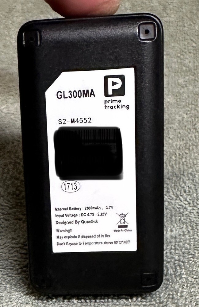 GPS Tracker GL300MA portable prime tracking ( subscription required) used