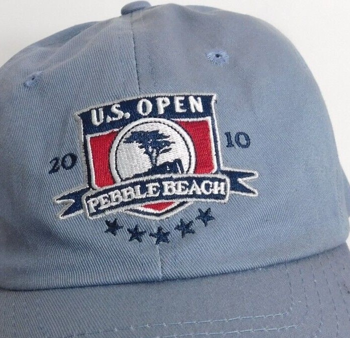 US Open Pebble Beach Hat Golf 2010 USGA Member Adjustable Strapback Ball Cap