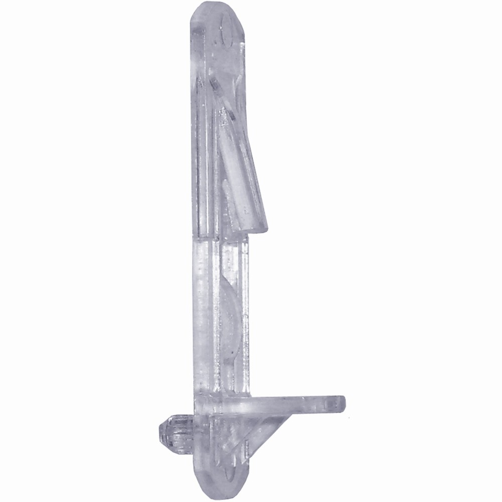 24 Pack Shelf Rest Lockdown Support 3/4" Thick Shelf 5mm diameter Shank Clear