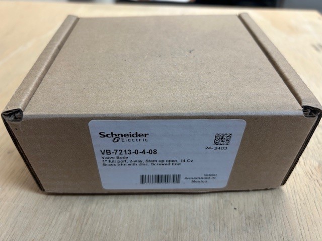 Schneider Electric VB-7213-0-4-08 Series VB-7000 Two-Way Globe Valve Body, NPT T