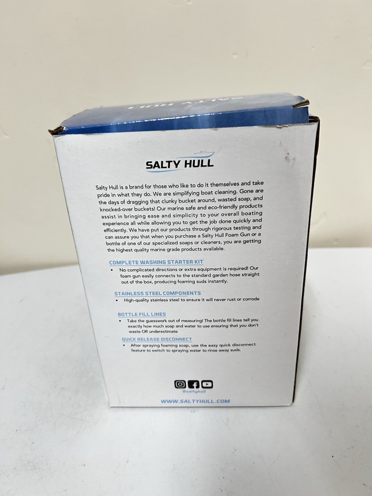 Salty Hull, Boat Foam Gun