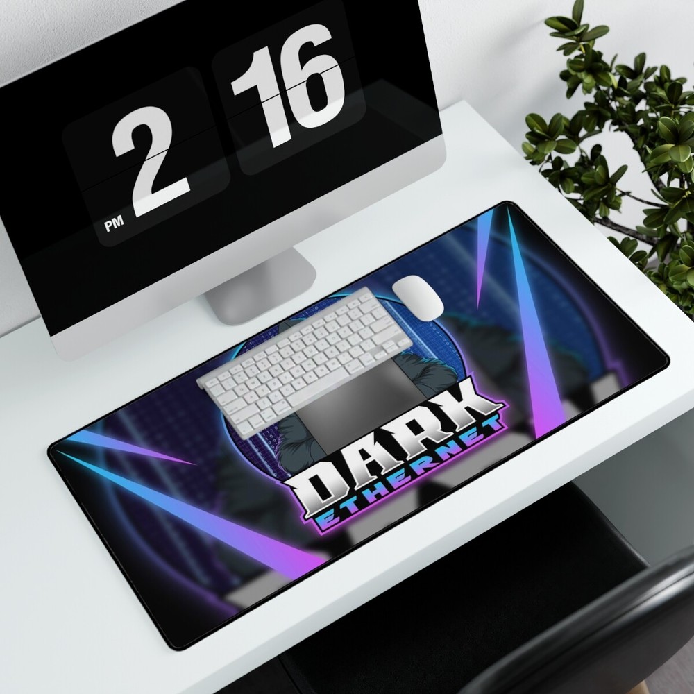 DARK ETHERNET Desk Mat