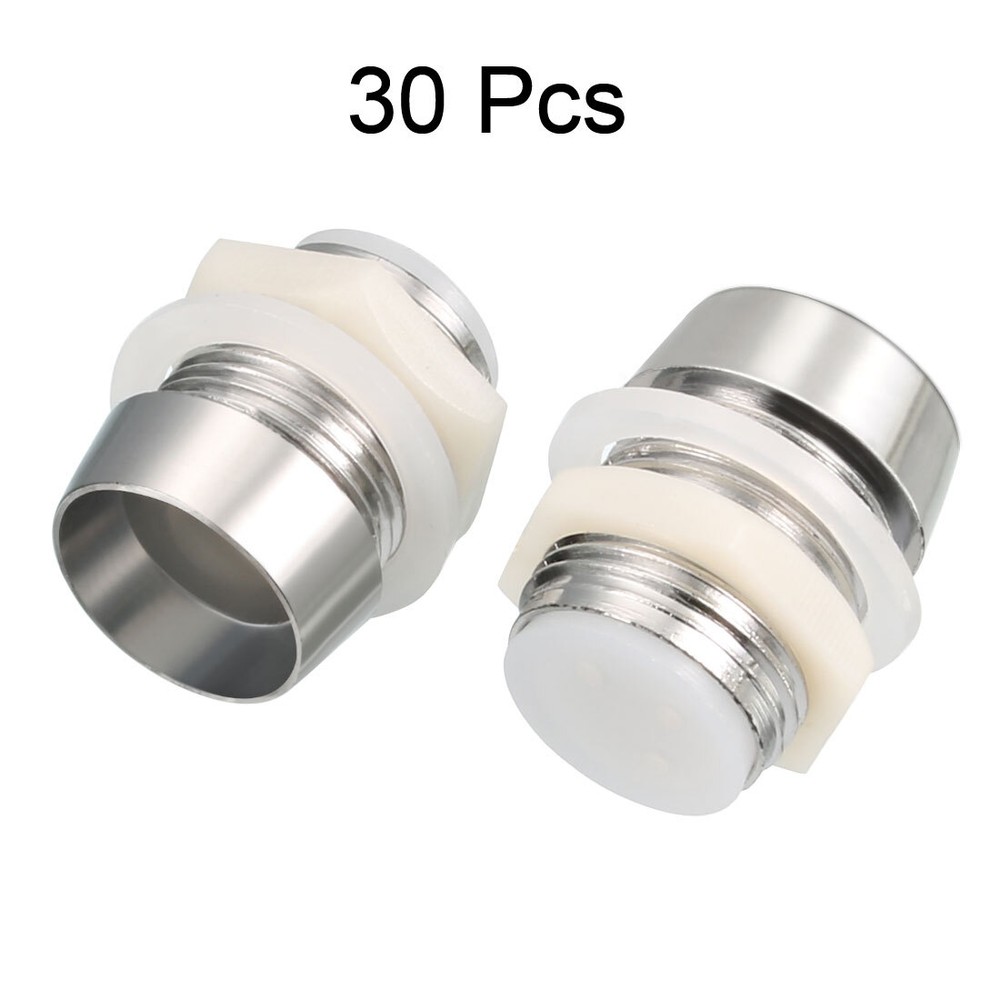 30Pcs 10mm LED Lamp Holder Light Bulb Socket for Light-emitting Diode Lighting
