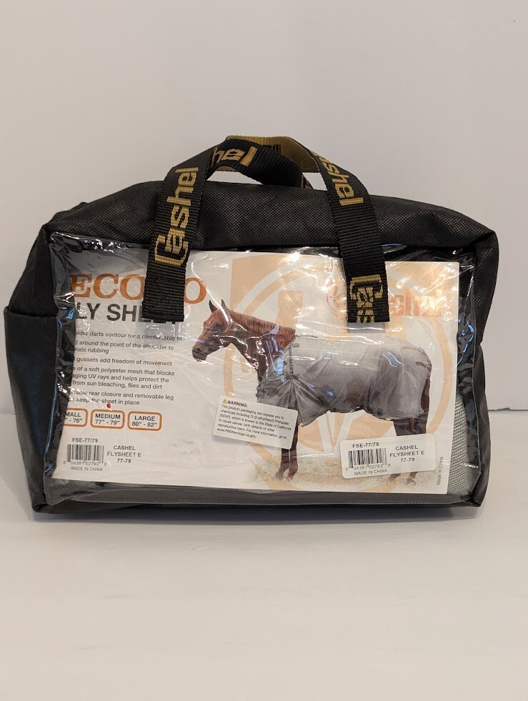 NEW! Cashel Econo Fly Sheet - Grey Mesh - Medium 77" - 79"