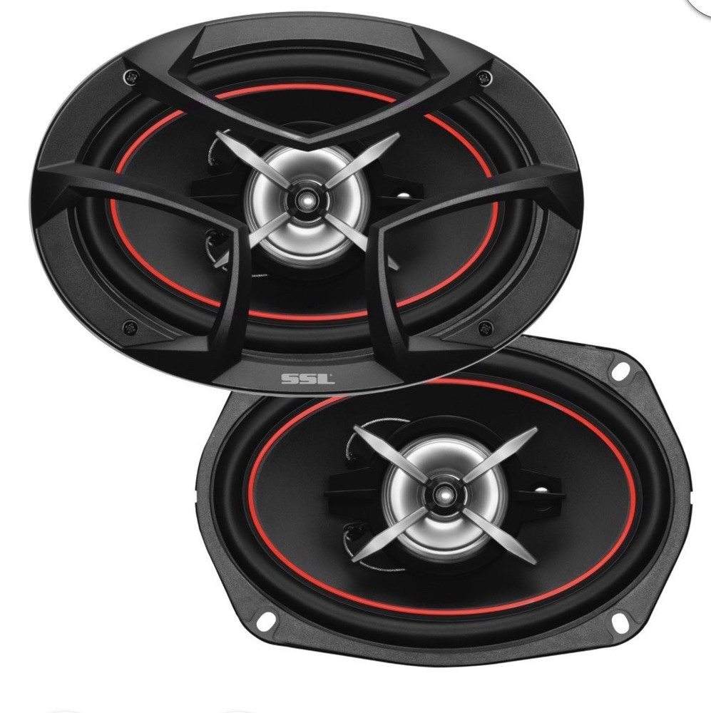 SSL 6" x 9" 4-Way 500W Full Range Speakers