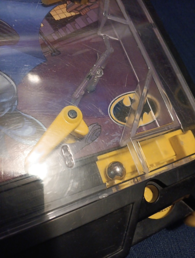Comic Batman Animated Series Funrise Tabletop Pinball Game Electronic Scoring 04