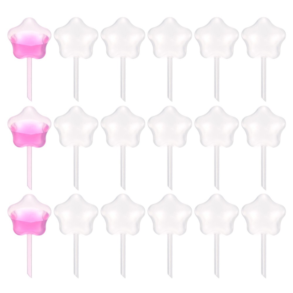 Cupcakes Pipettes, 50 Pcs 4ml Dessert Pipettes, Clear, Star Shape