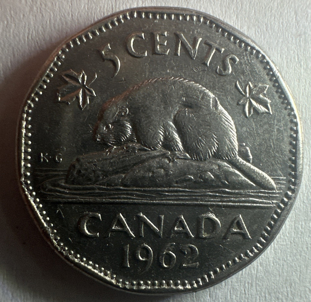 1962 Canada 5 Cents