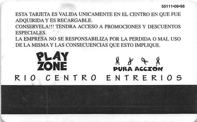 Play Zone - Mexican Video Arcade Card