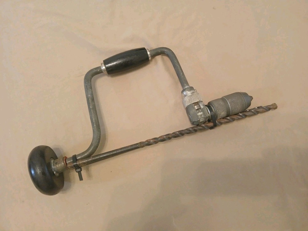 Antique Hand Drill Woodworking Tool