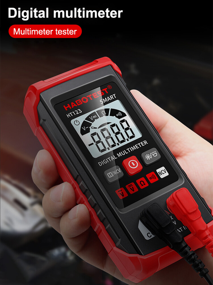 Digital Multimeter Electrical Auto-Ranging Voltmeter Non-Contact Voltage Tester