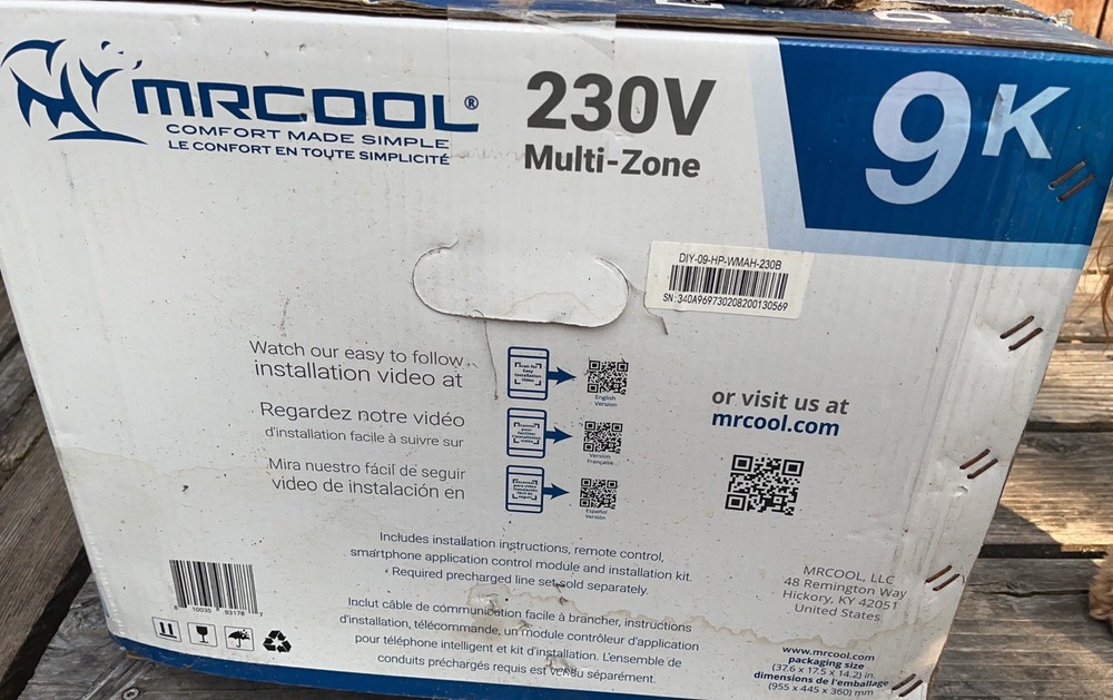 Mr Cool 9k Air Handler 3rd Gen